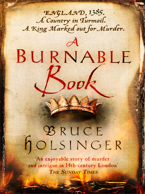 Title details for A Burnable Book by Bruce Holsinger - Available